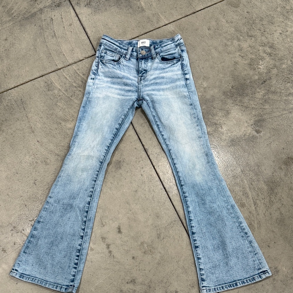 BKE Kids Light Blue Flared Jeans